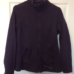 Women’s Jacket Sweater-Style Sun Ice Plum Purple Zippered Outdoors Hiking